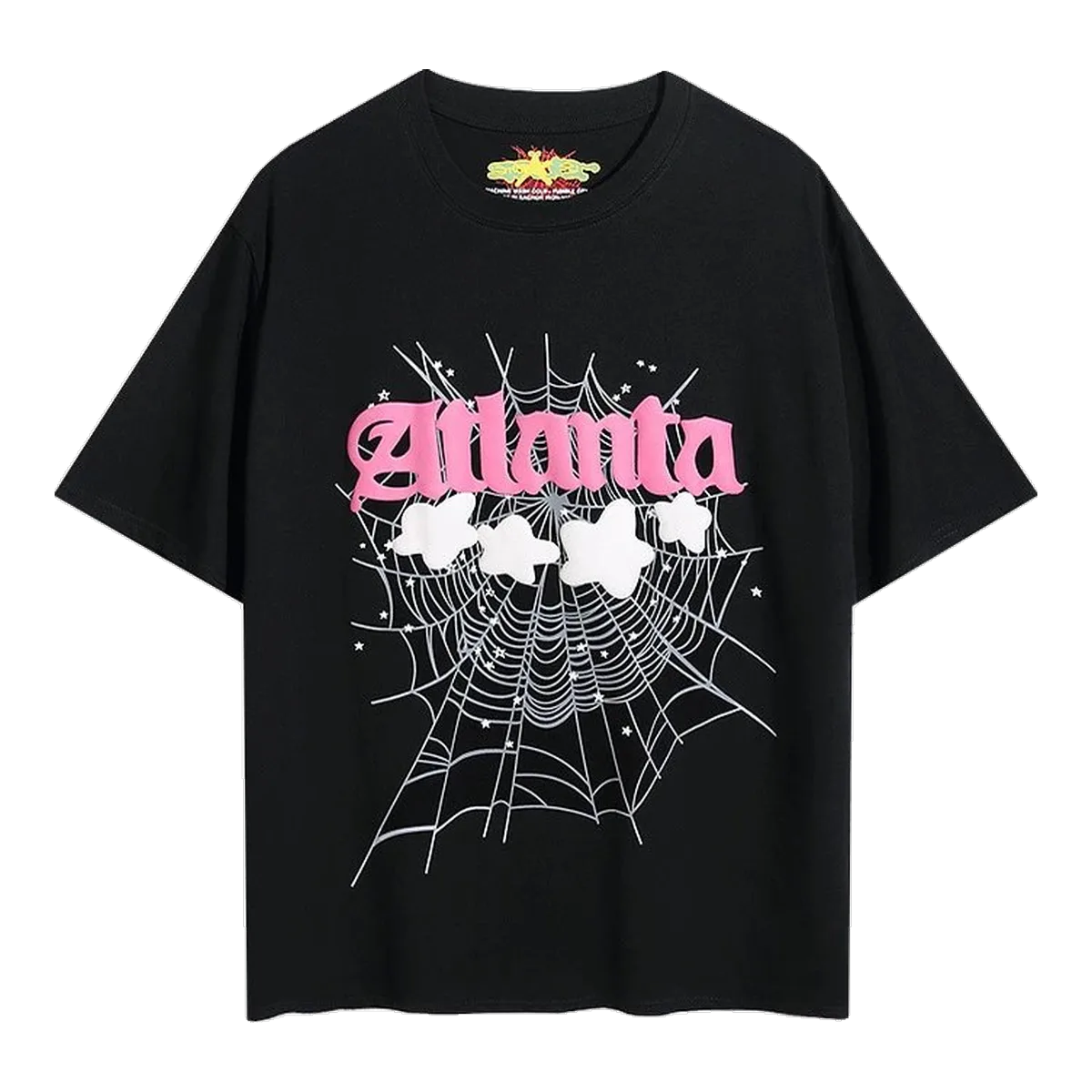 Sp5der Atlanta Web T-Shirt Black