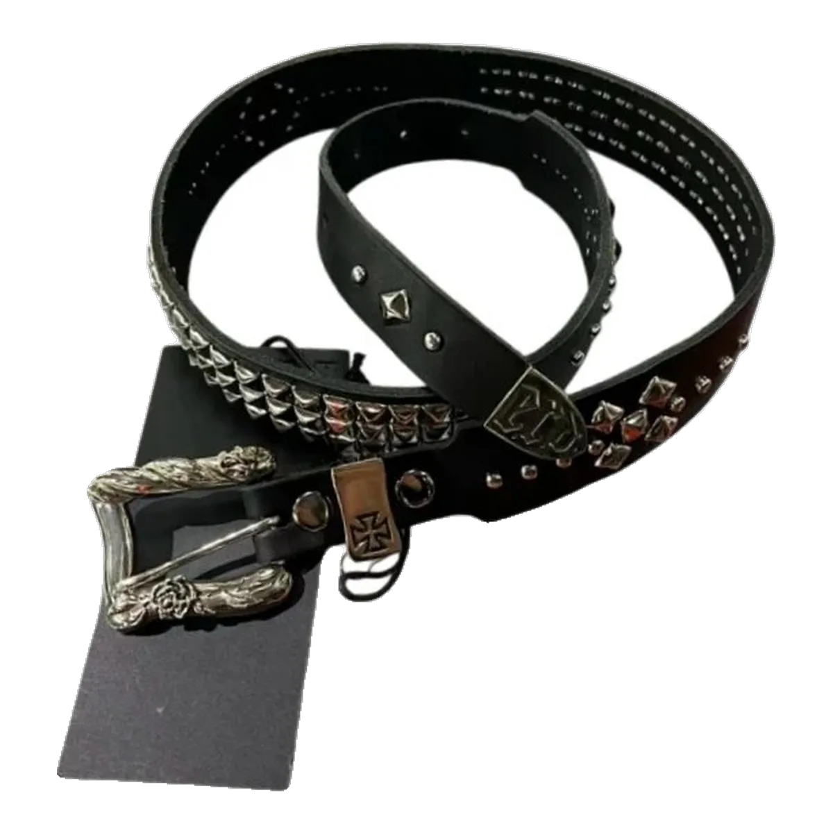 ERD Black Studded Belt