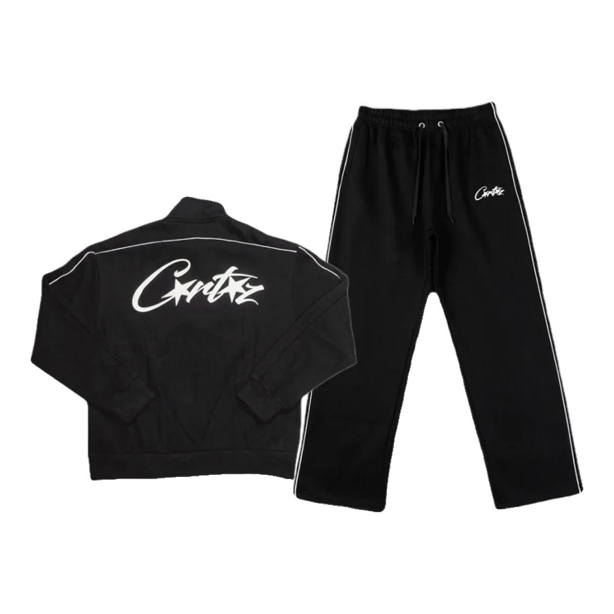 Corteiz Black Tracksuit Set
