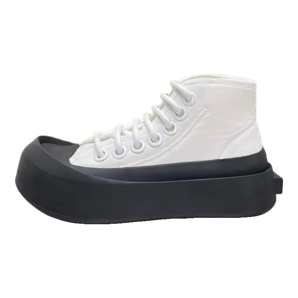 Bottega Veneta Canvas High Top White