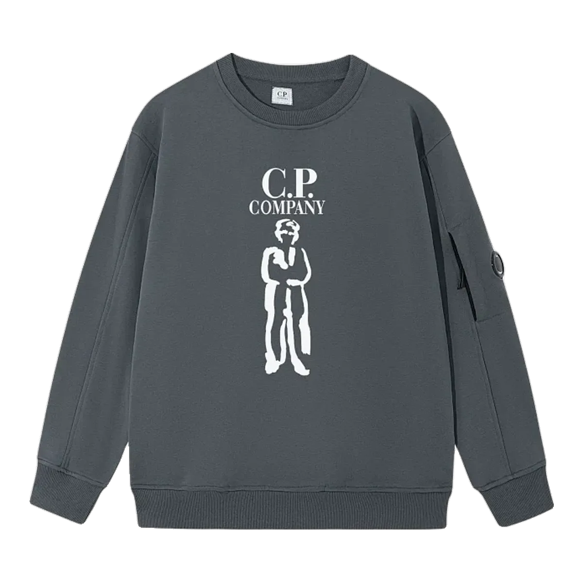 Cp Grey Logo Sweatshirt