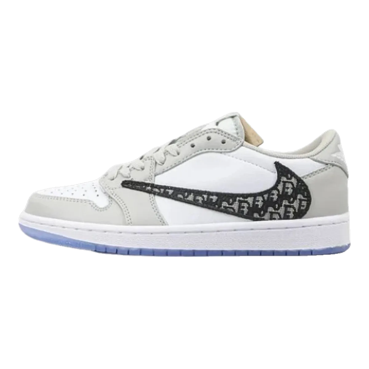 Dior Grey Oblique Low Sneakers