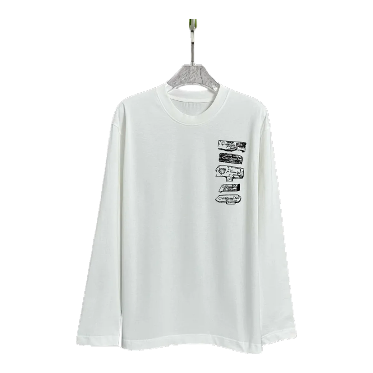 Dior White Long-Sleeve Tee