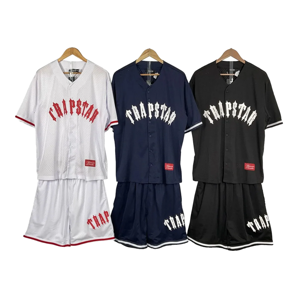 Trapstar Jersey Set White