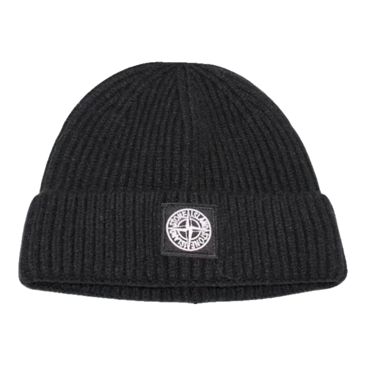 Stone Island Black Beanie