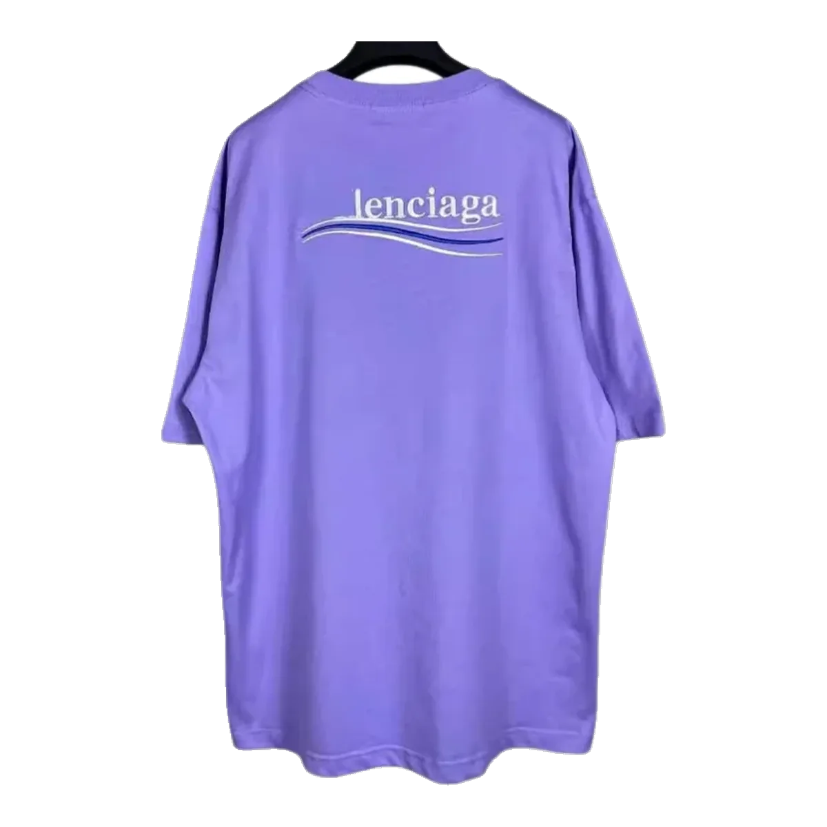 Balenciaga Logo T-Shirt Purple