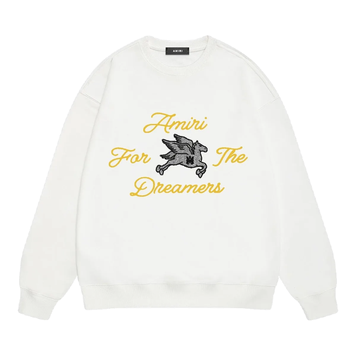Amiri White Dreamers Horse Sweatshirt