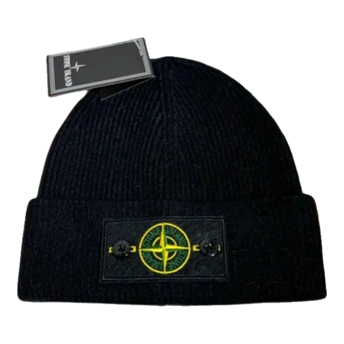Stone Island Navy Beanie