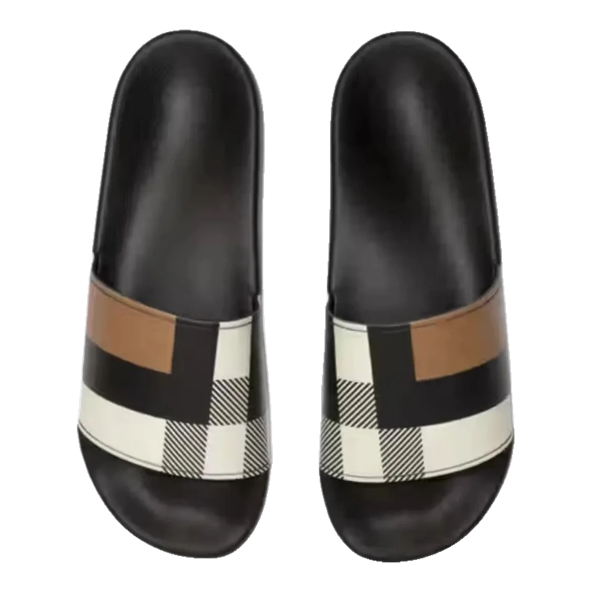 Burberry Check Slides