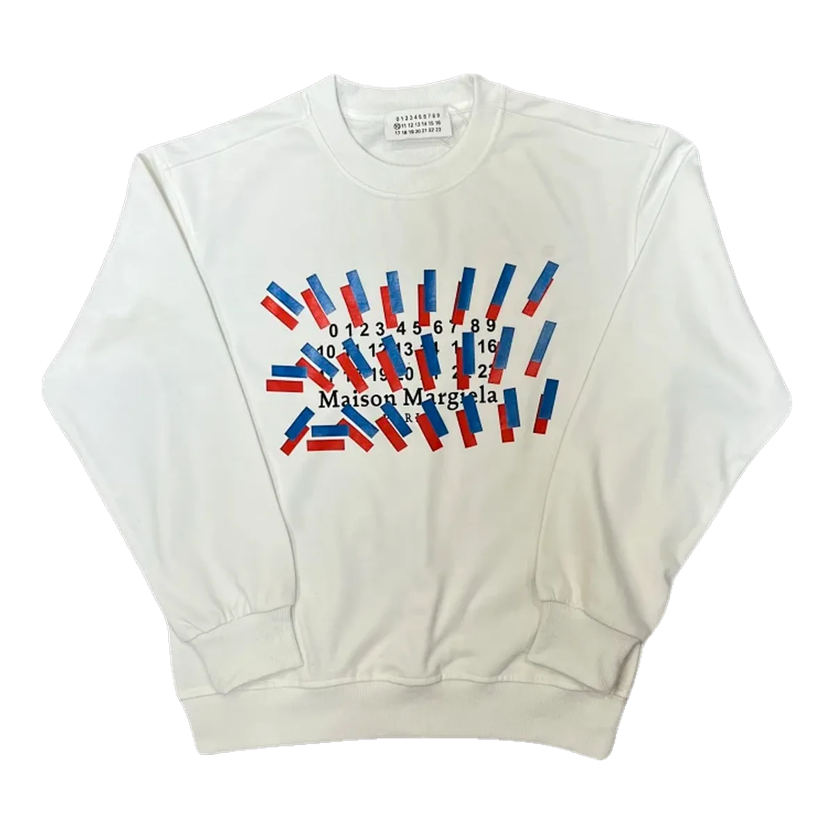 Maison Margiela White Graphic Sweatshirt