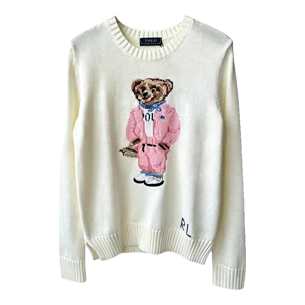 Ralph Lauren Polo Bear Sweater Cream
