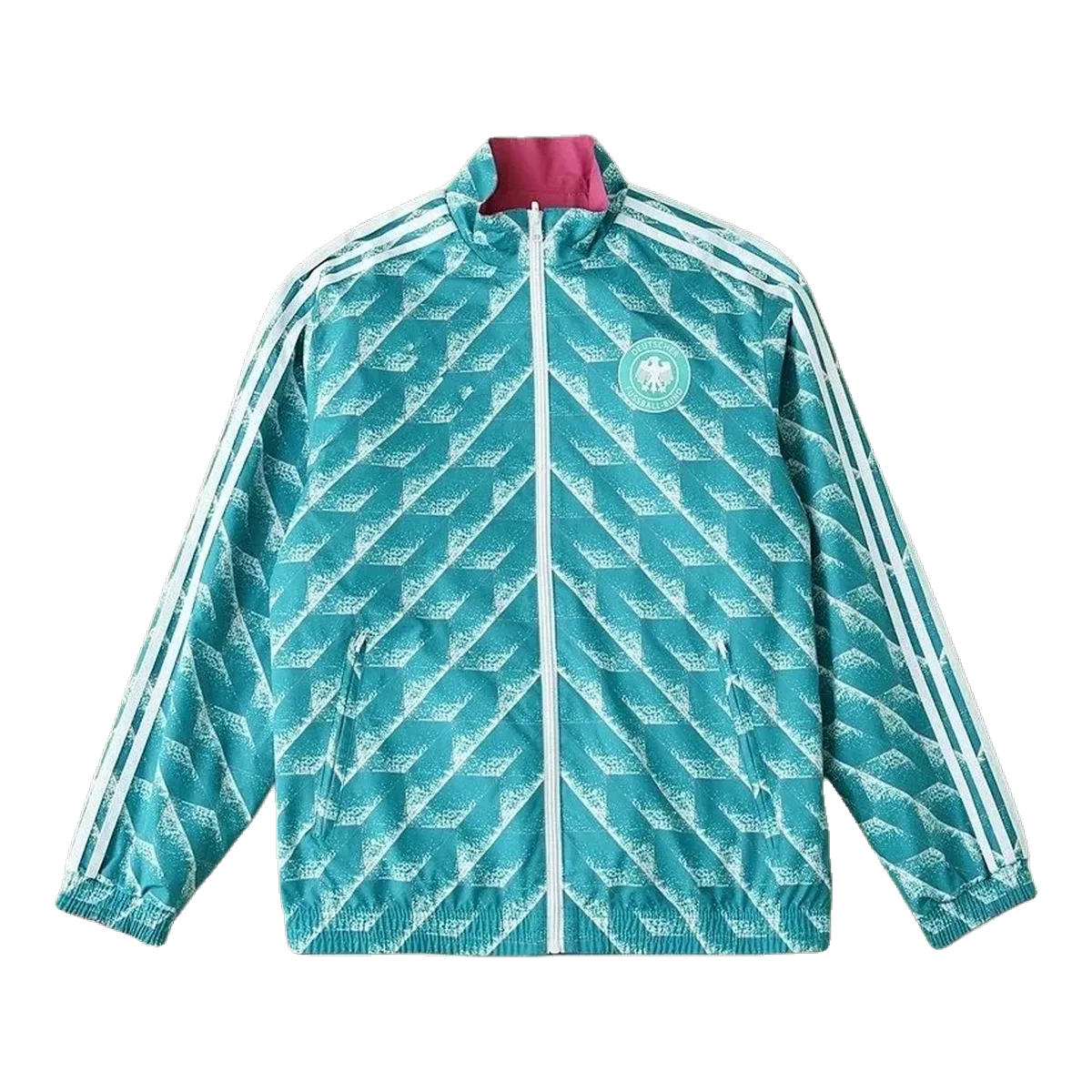 On Teal Windbreaker