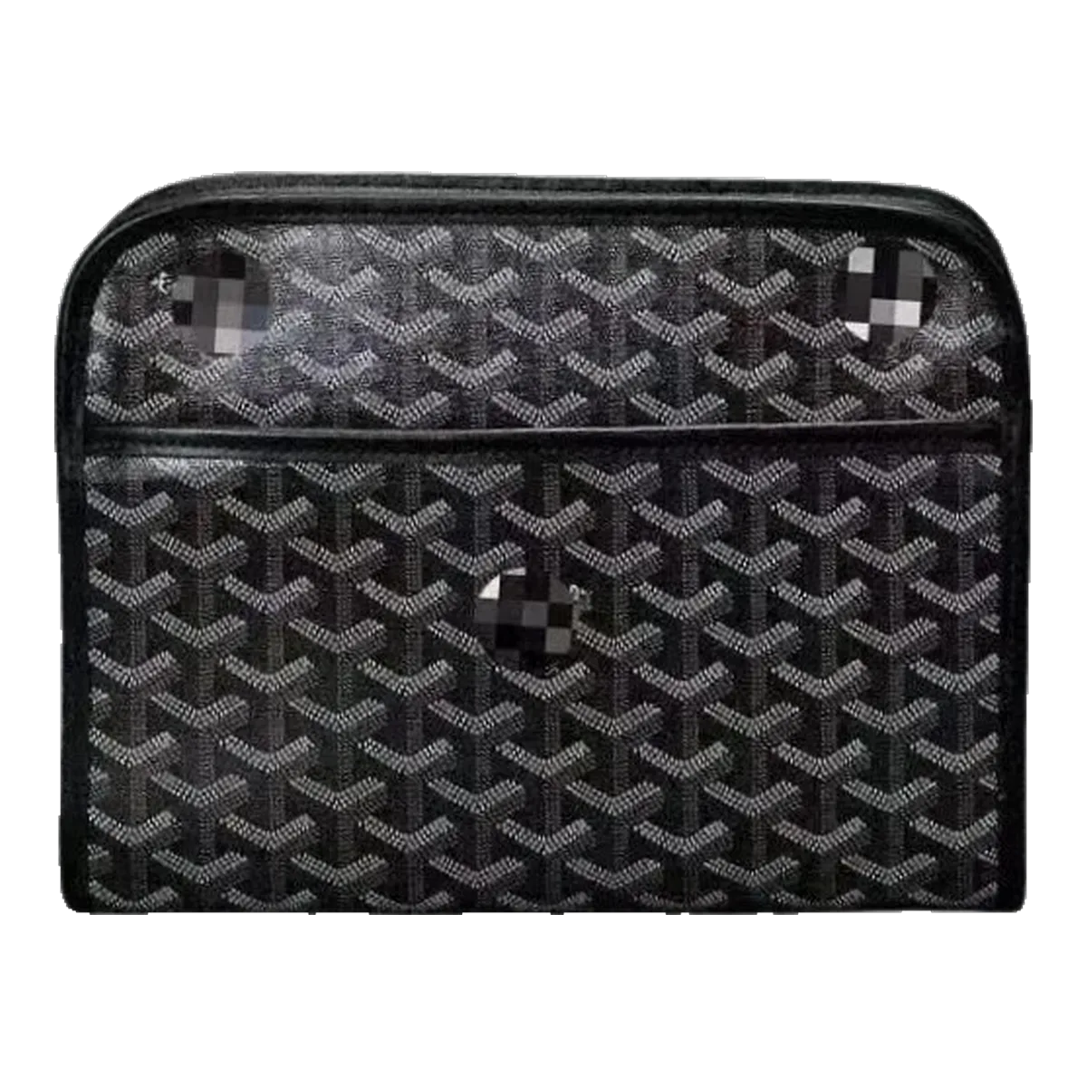 Goyard Black Zip Pouch