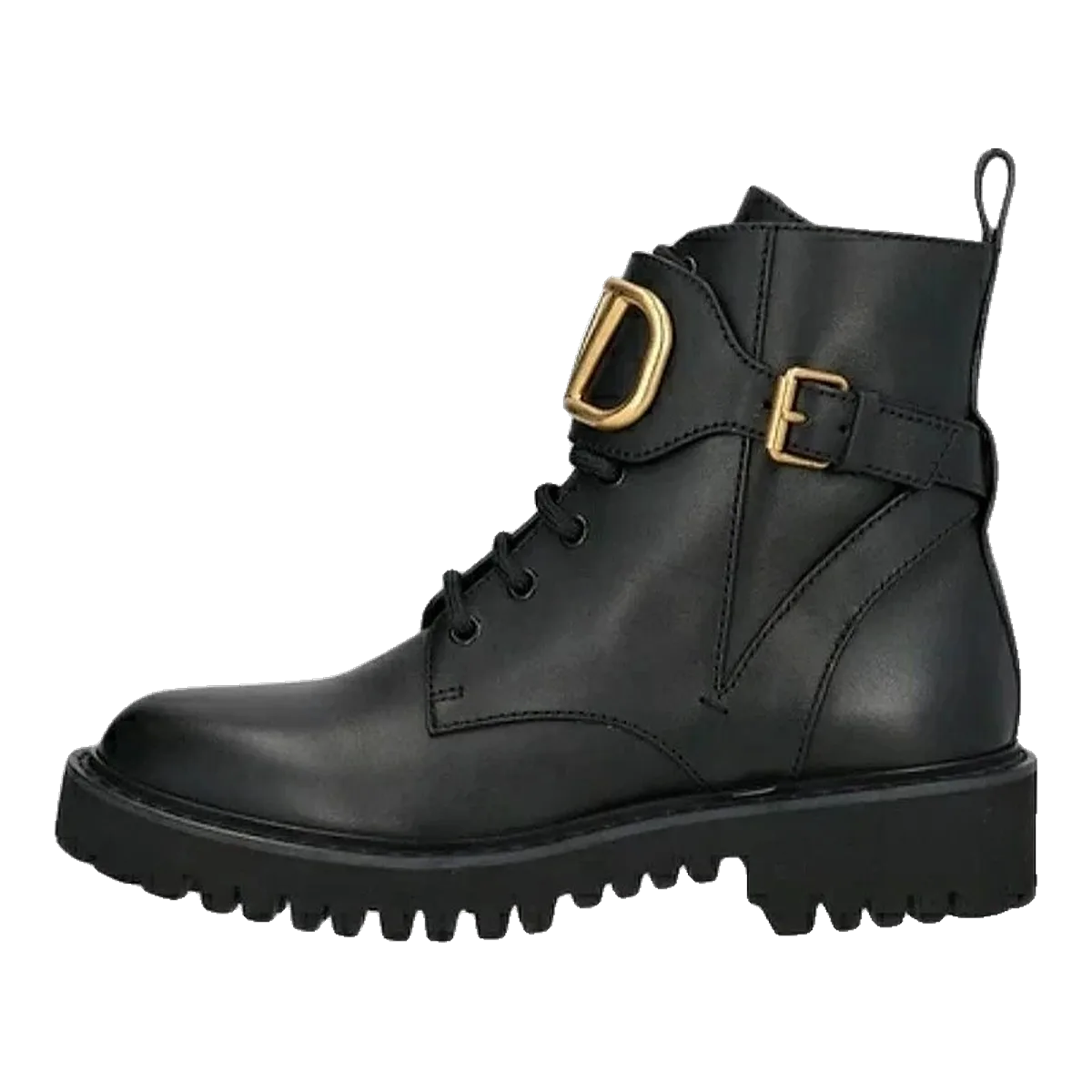 Valentino Leather Boots Black