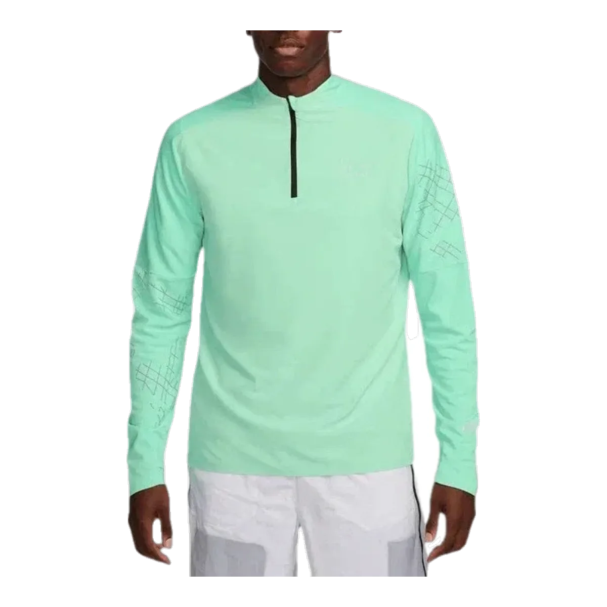 Nike Green Quarter-Zip Top