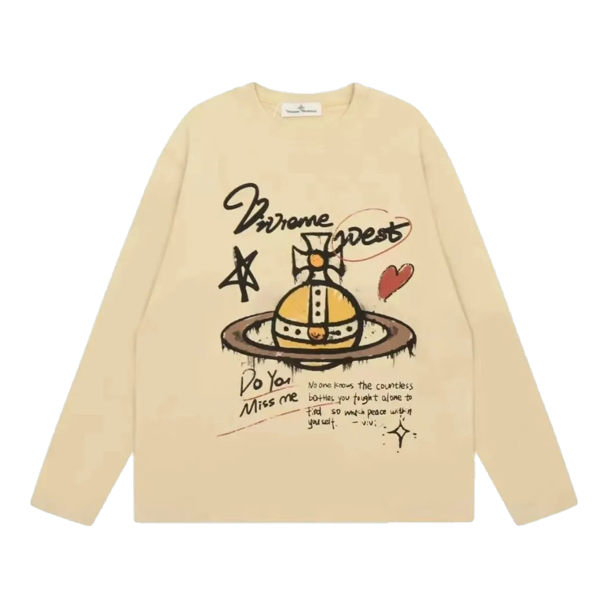 Vivienne Westwood Cream Orb Sweatshirt