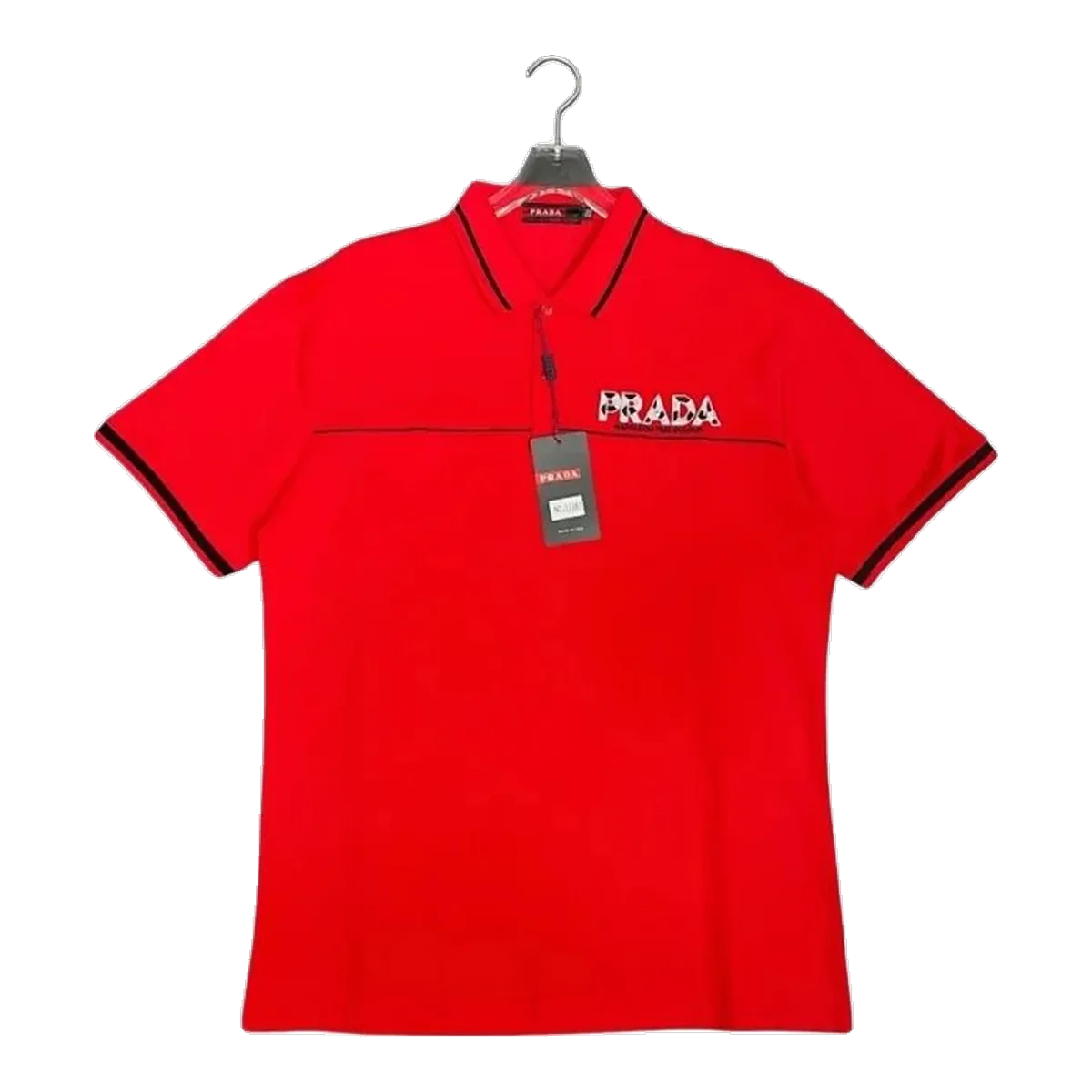 Prada Polo Shirt Red
