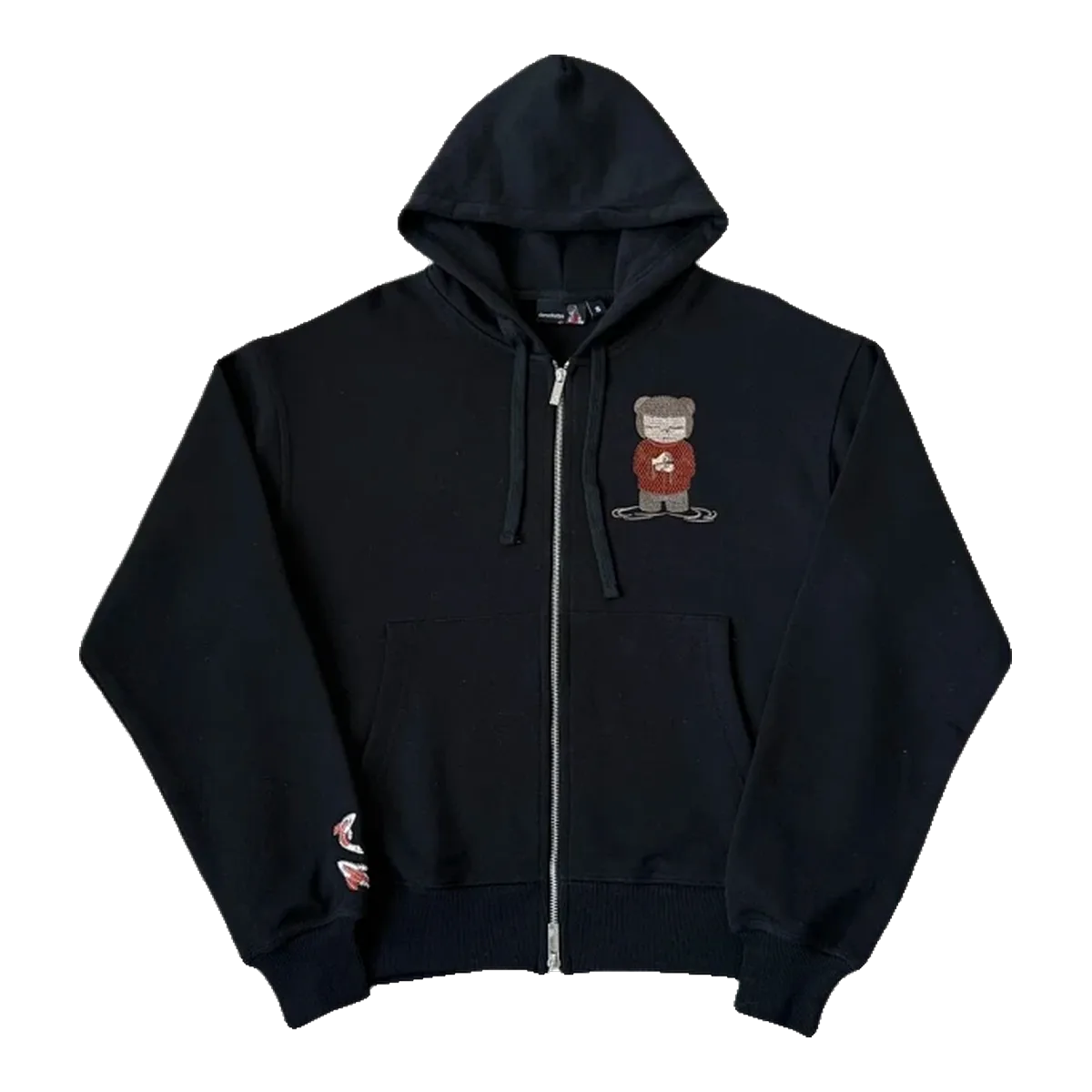 Derschutze Black Zip Hoodie