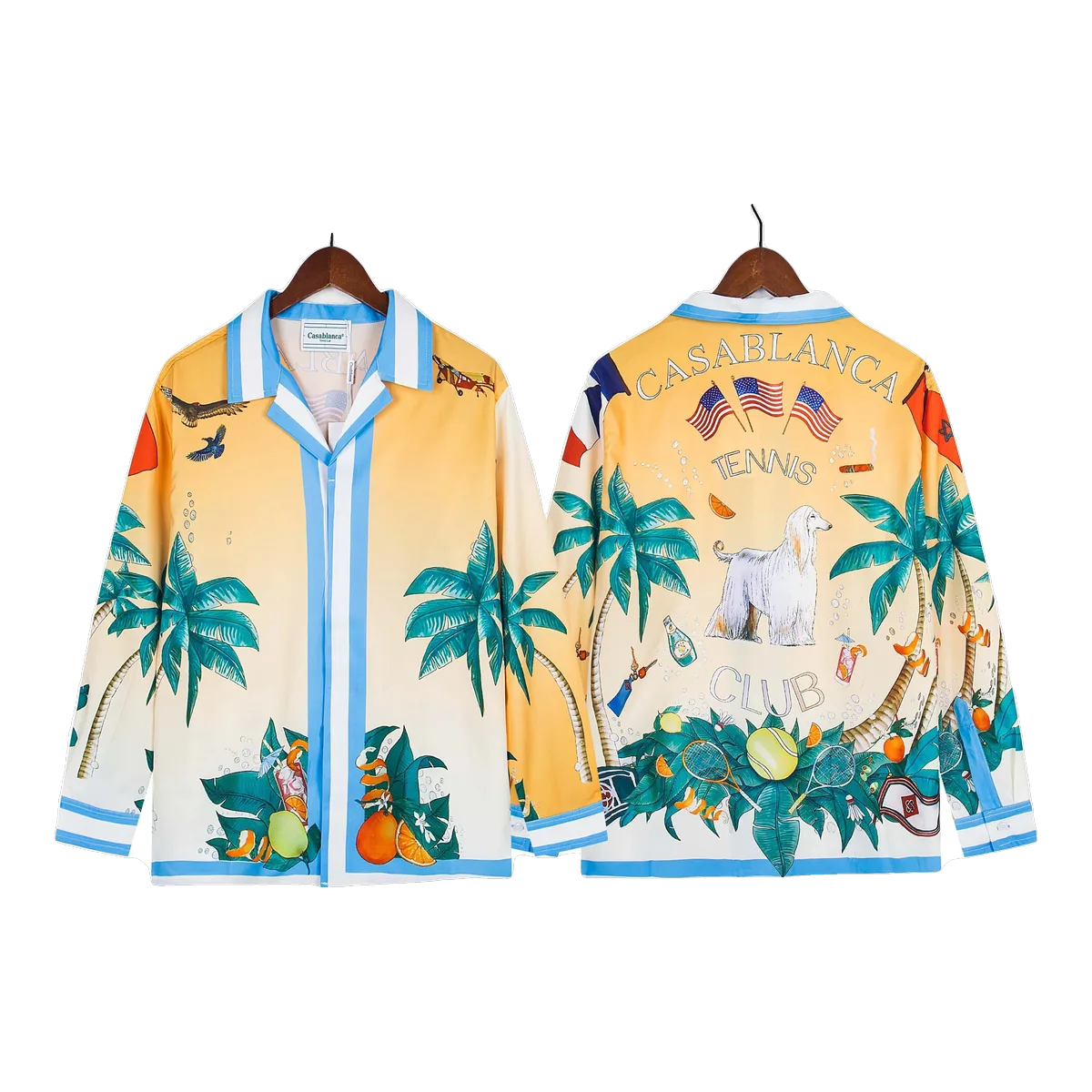Casablanca Palm Print Shirt