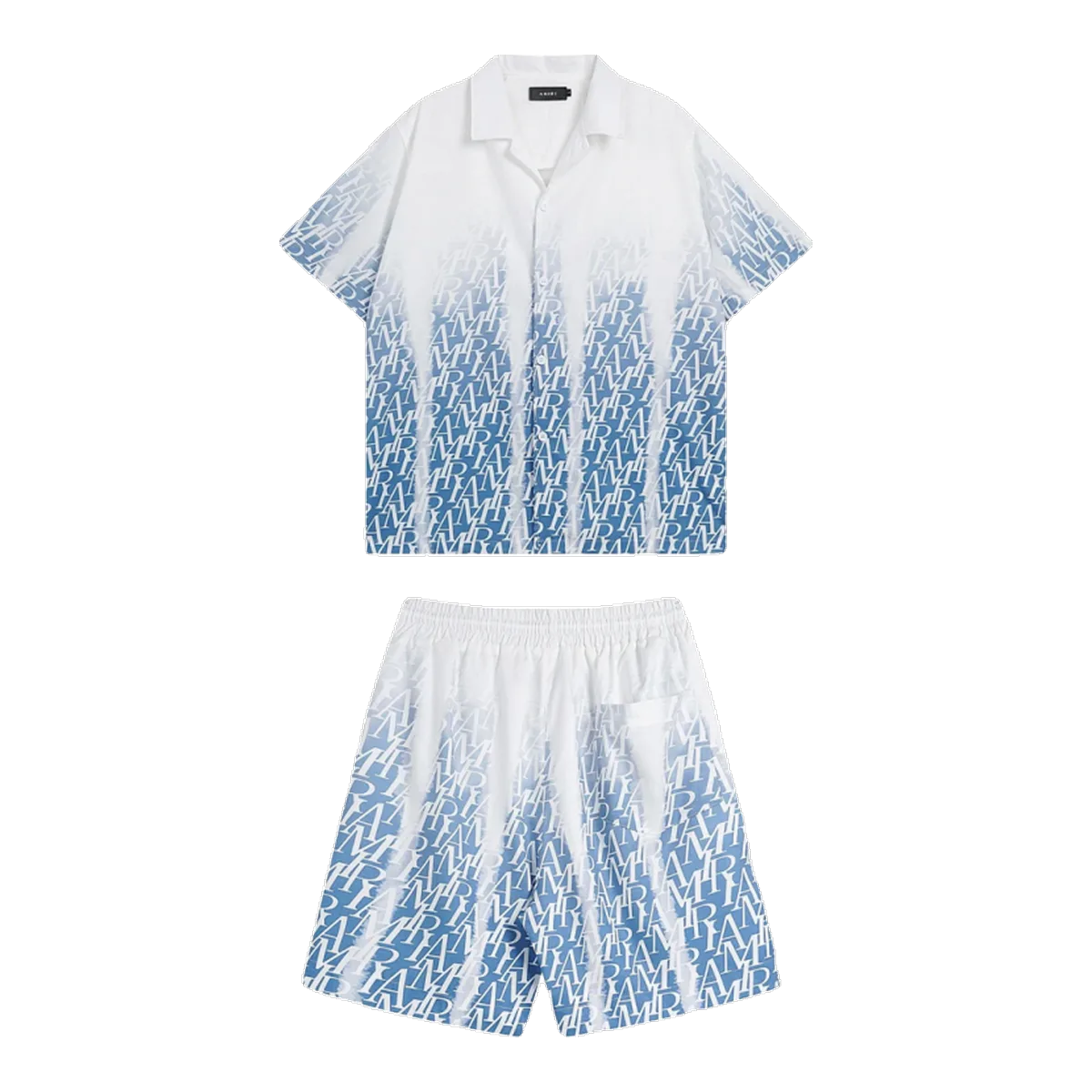 Amiri Paisley Shirt Blue
