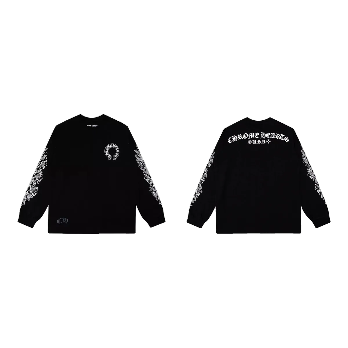Chrome Hearts Black T-Shirt