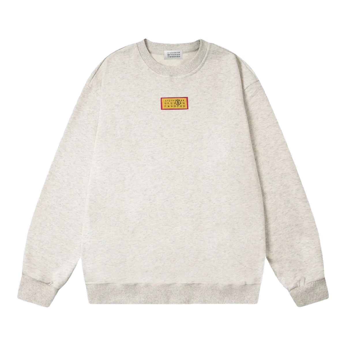 Maison Margiela Cream Fleece Sweatshirt