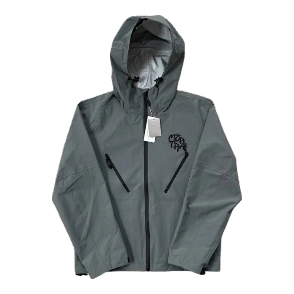 Mertra Grey Hooded Coat