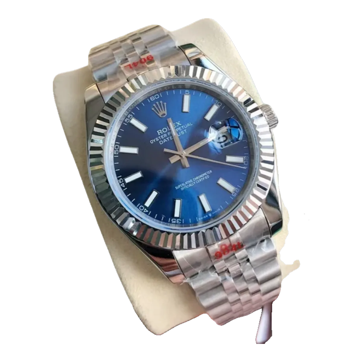 Rolex Watch Blue Dial