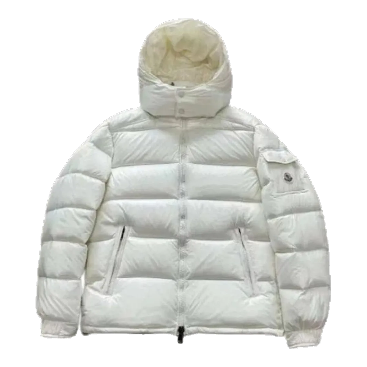 Moncler White Down Jacket