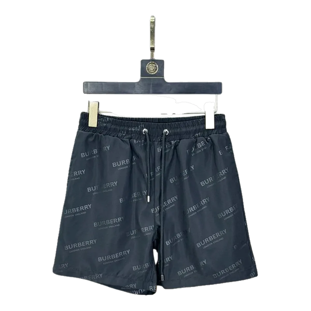 Burberry Navy Monogram Shorts