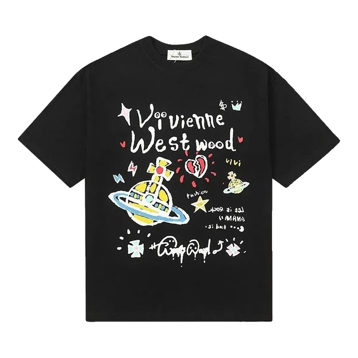 Vivienne Westwood Black Graphic T-Shirt