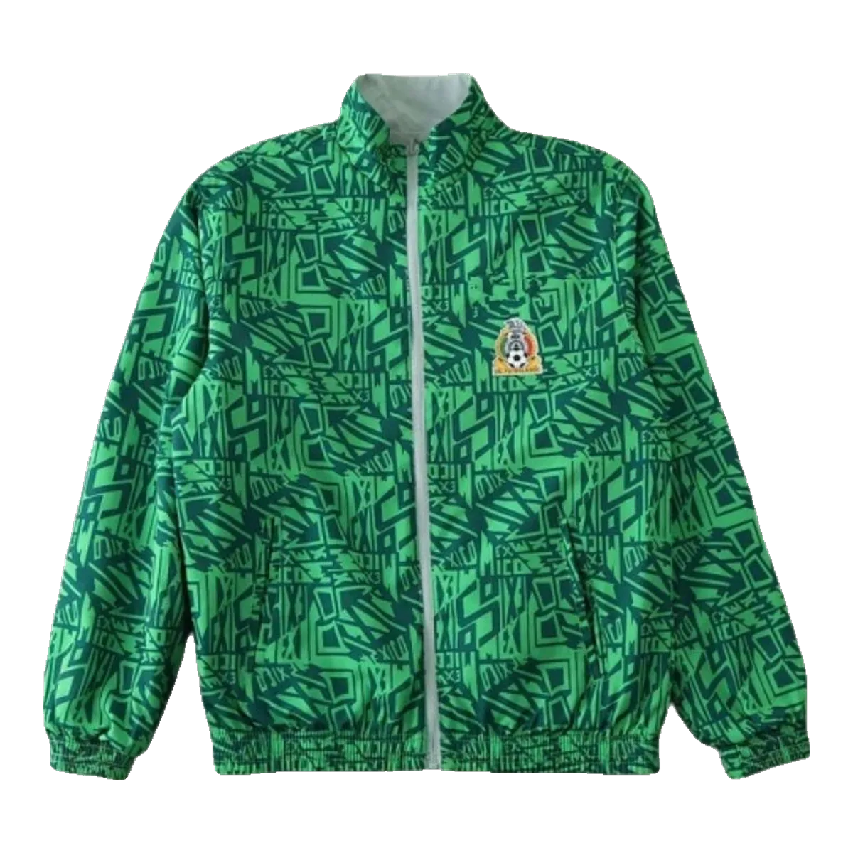 On Green Windbreaker