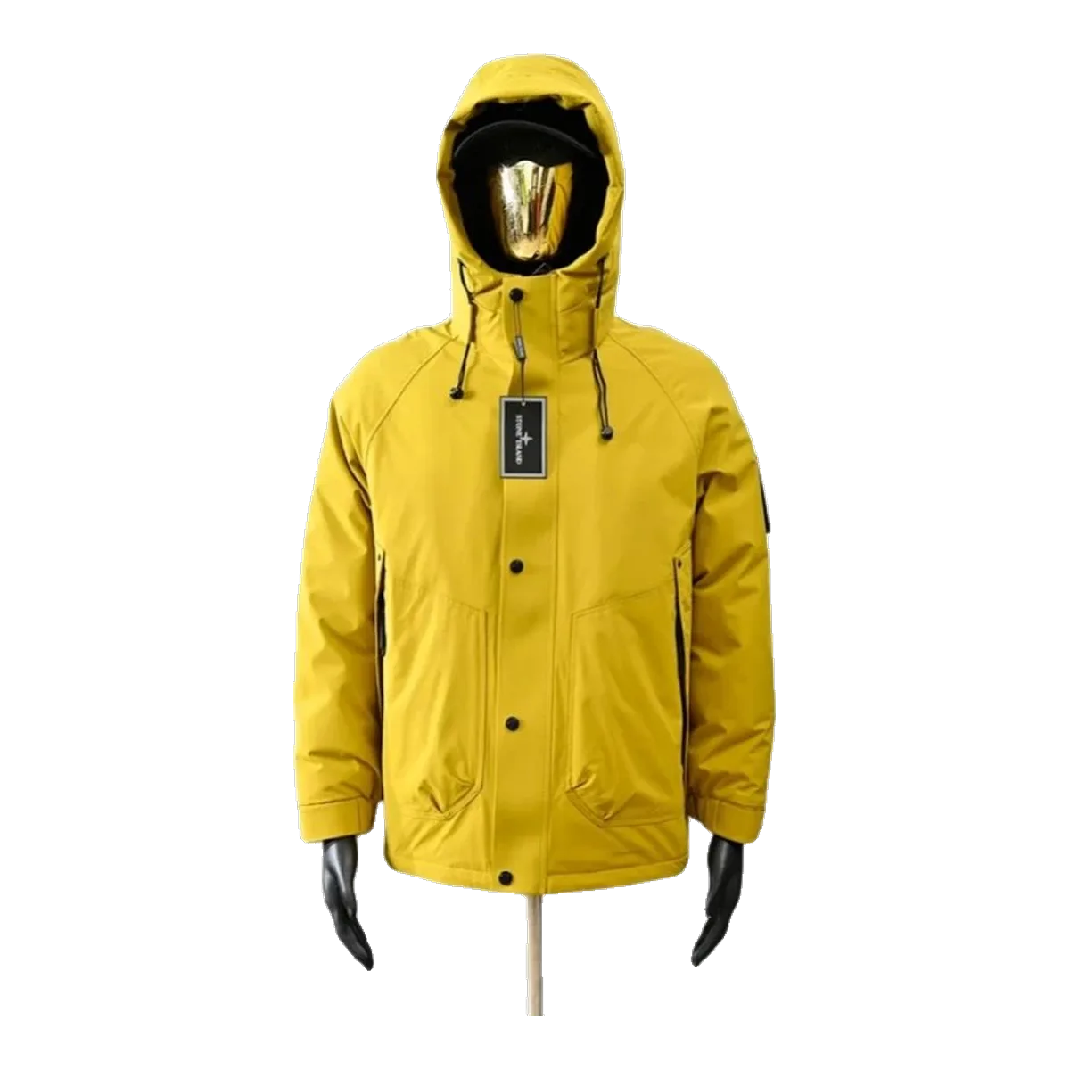Stone Island Yellow Down Jacket