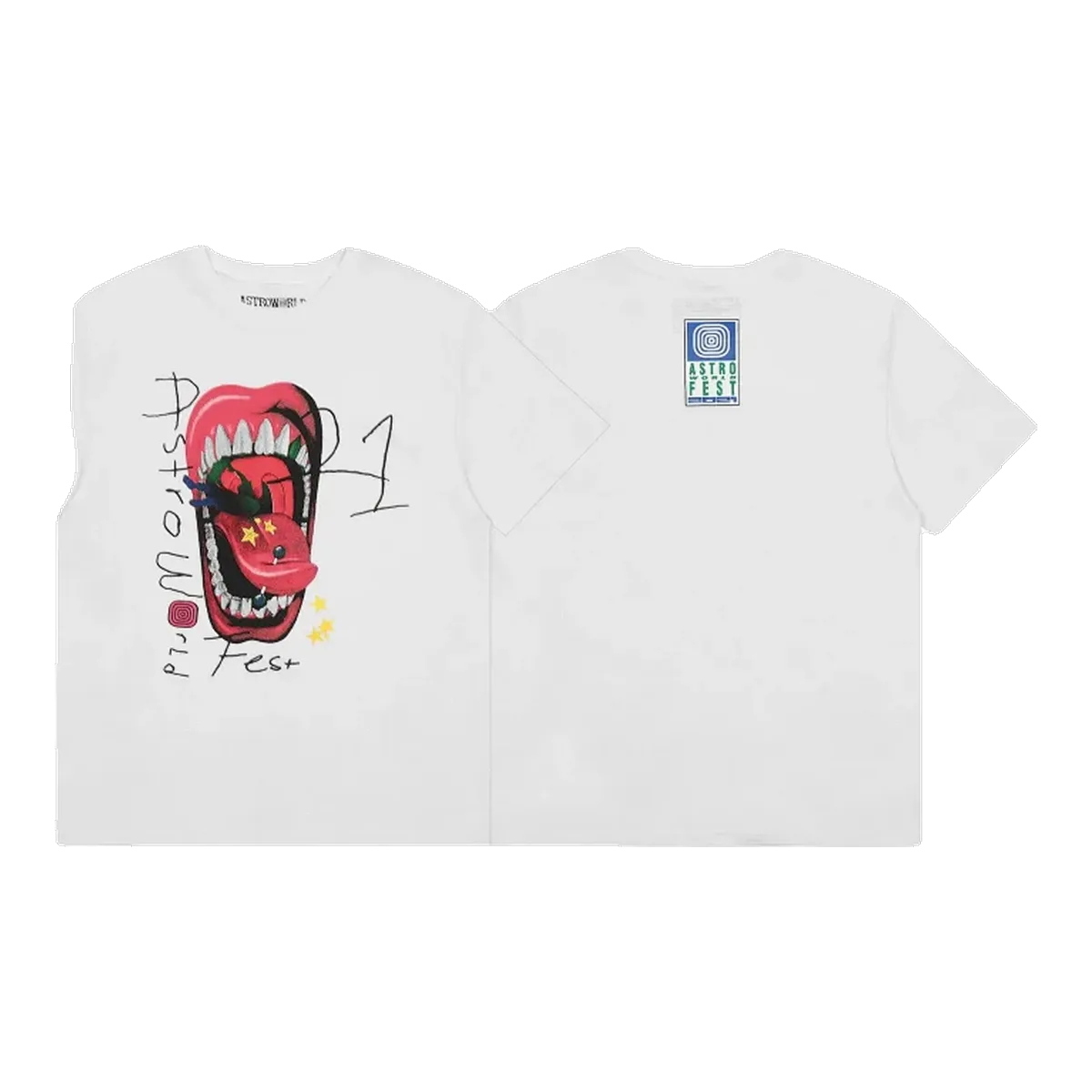 Travis Scott Graphic White T-Shirt