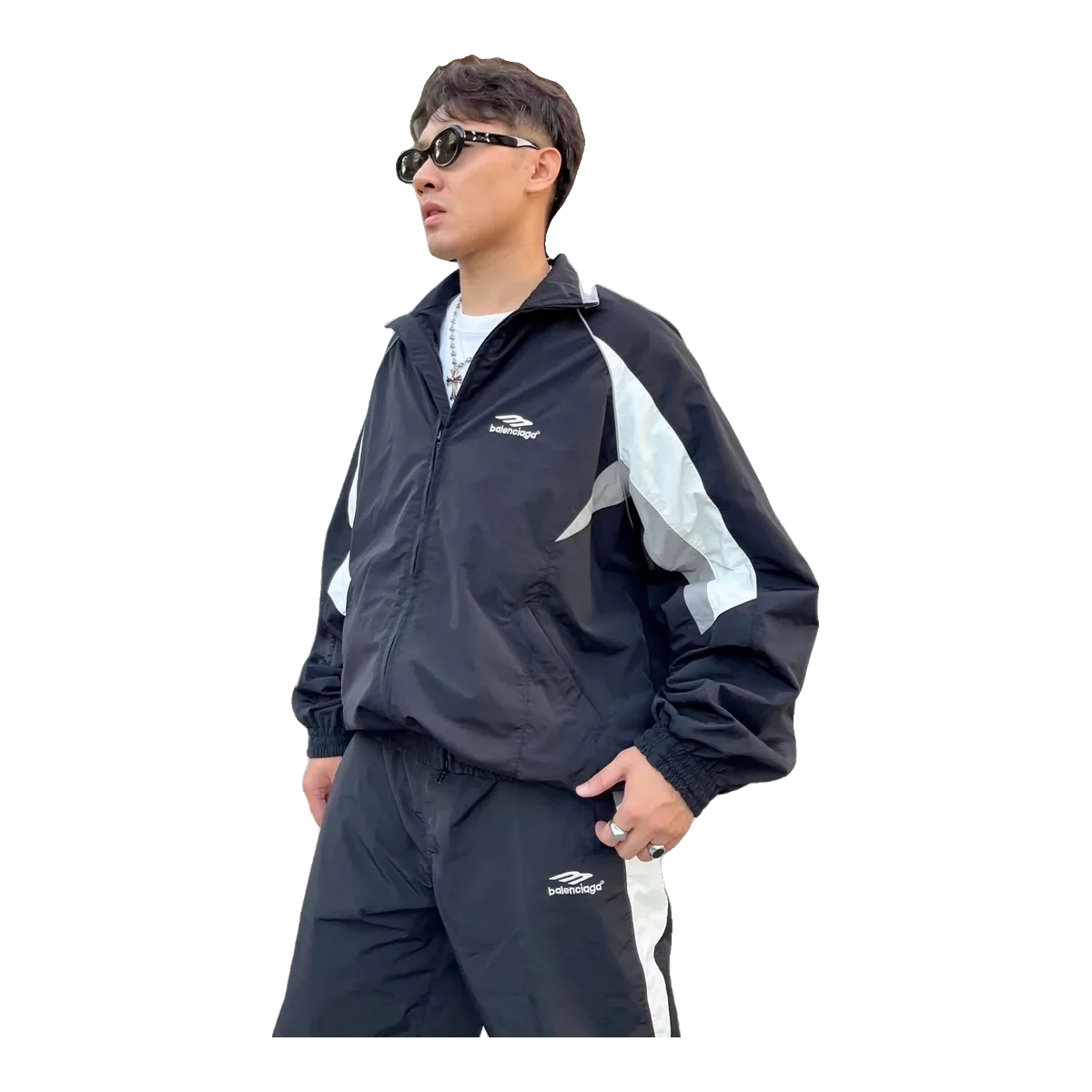 Balenciaga Navy Tracksuit