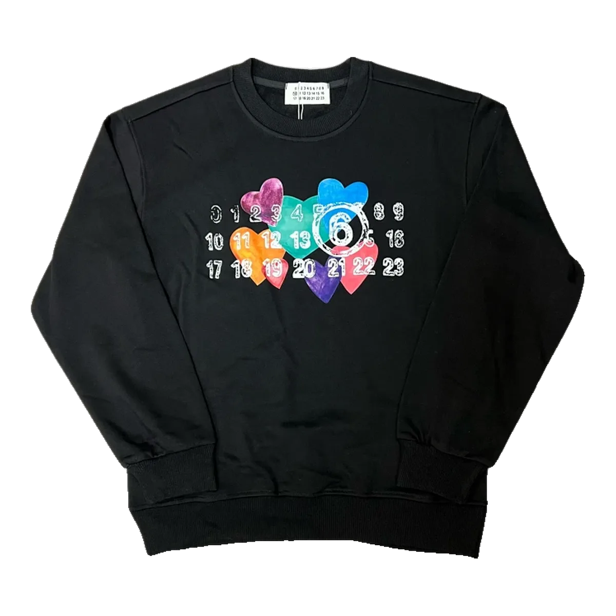 Maison Margiela Black Graphic Sweatshirt