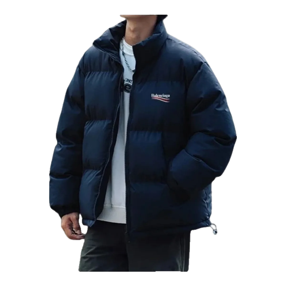 Balenciaga Down Jacket Navy