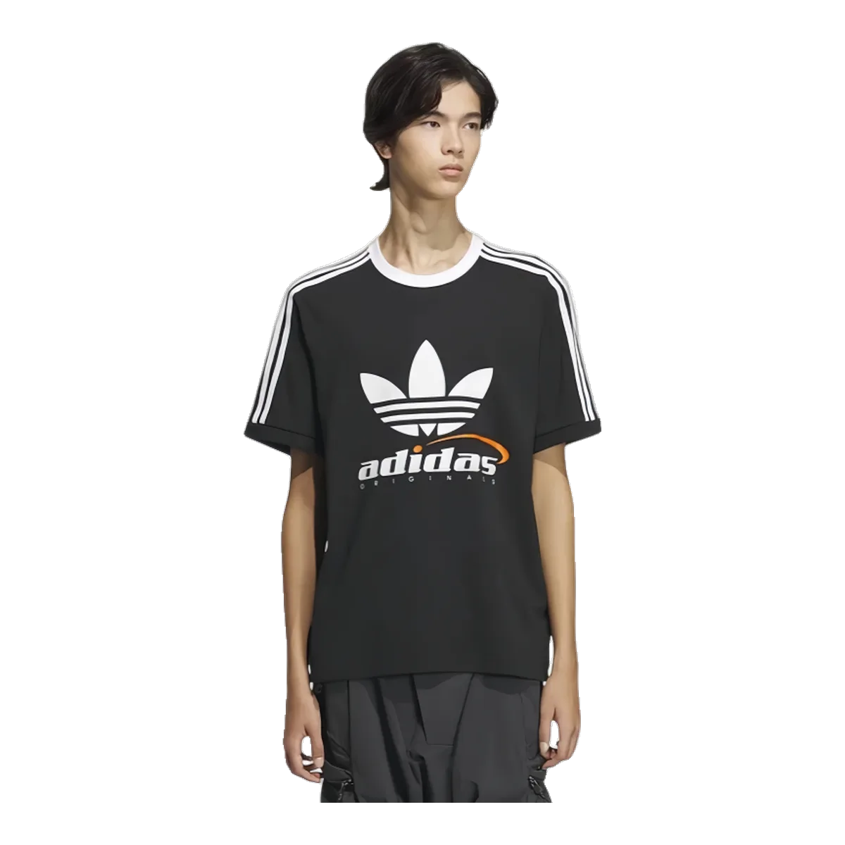 Adidas Black Trefoil T-Shirt