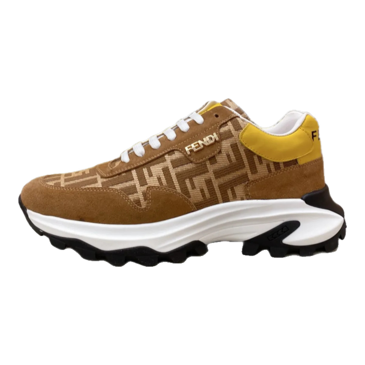 Fendi FF Monogram Chunky Sneaker Brown