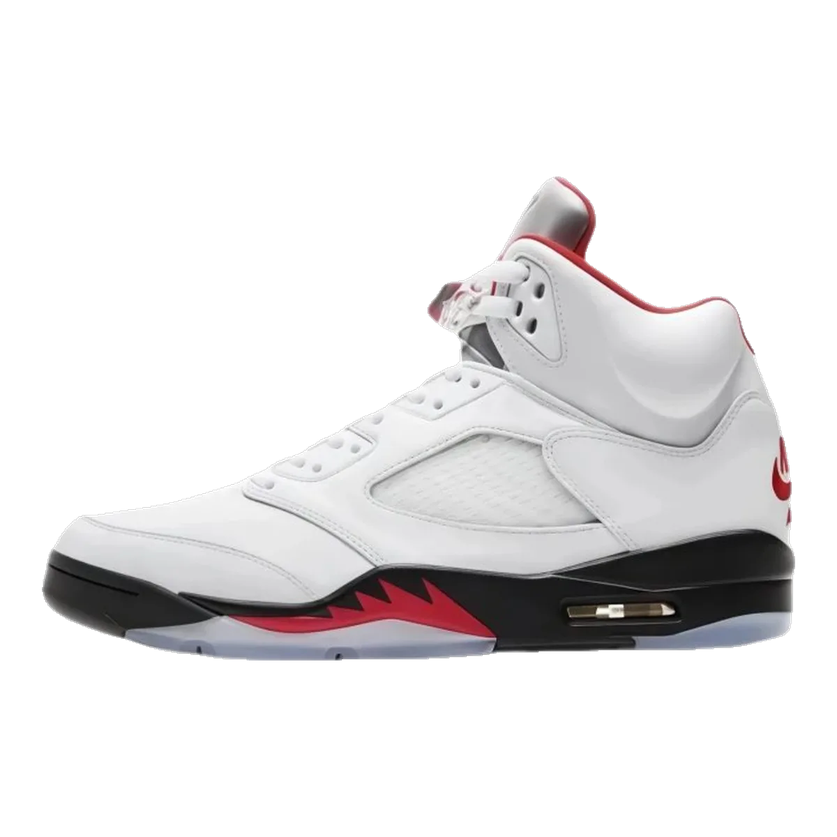 Jordan 5 White Red Sneakers