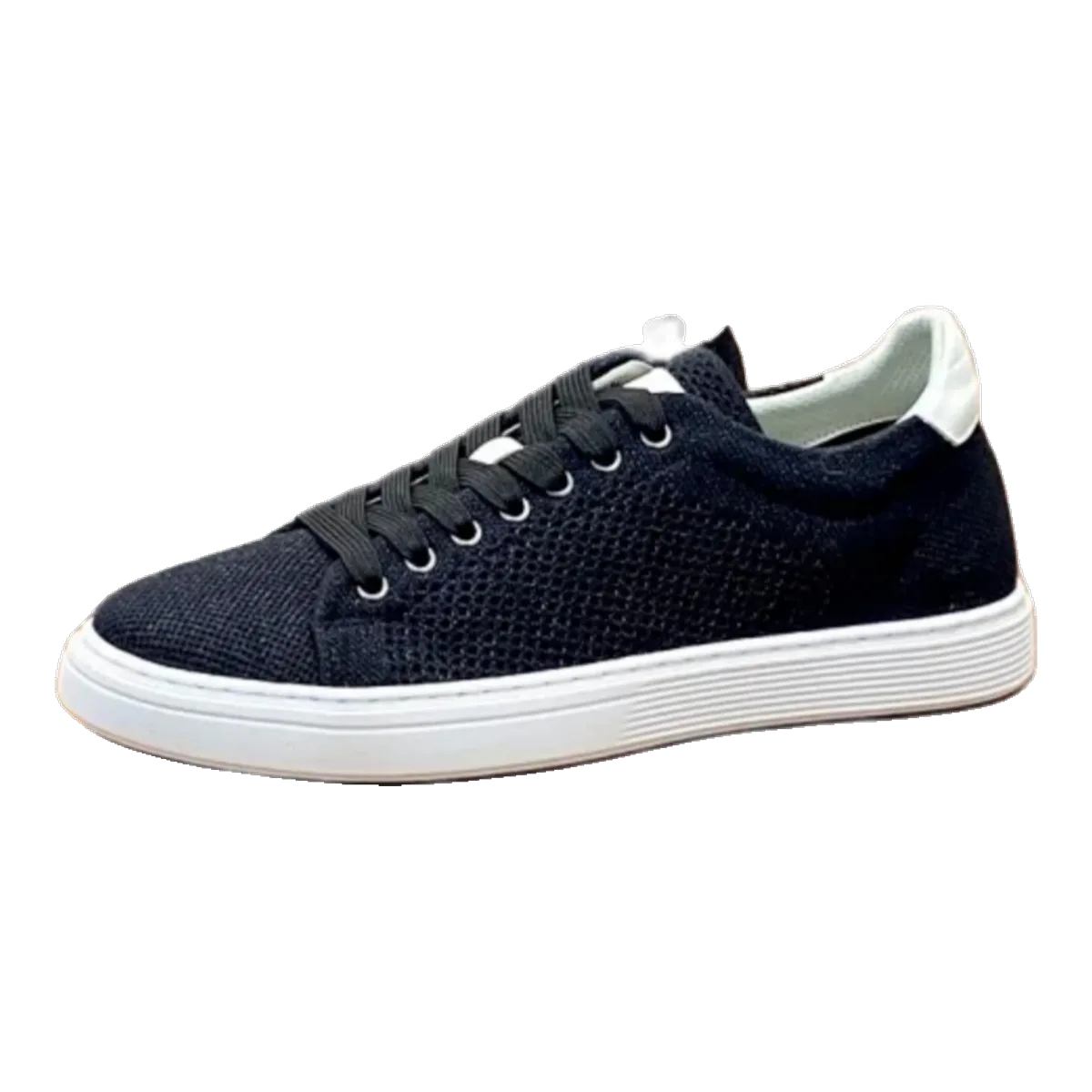 Brunello Cucinelli Knit Sneaker Navy