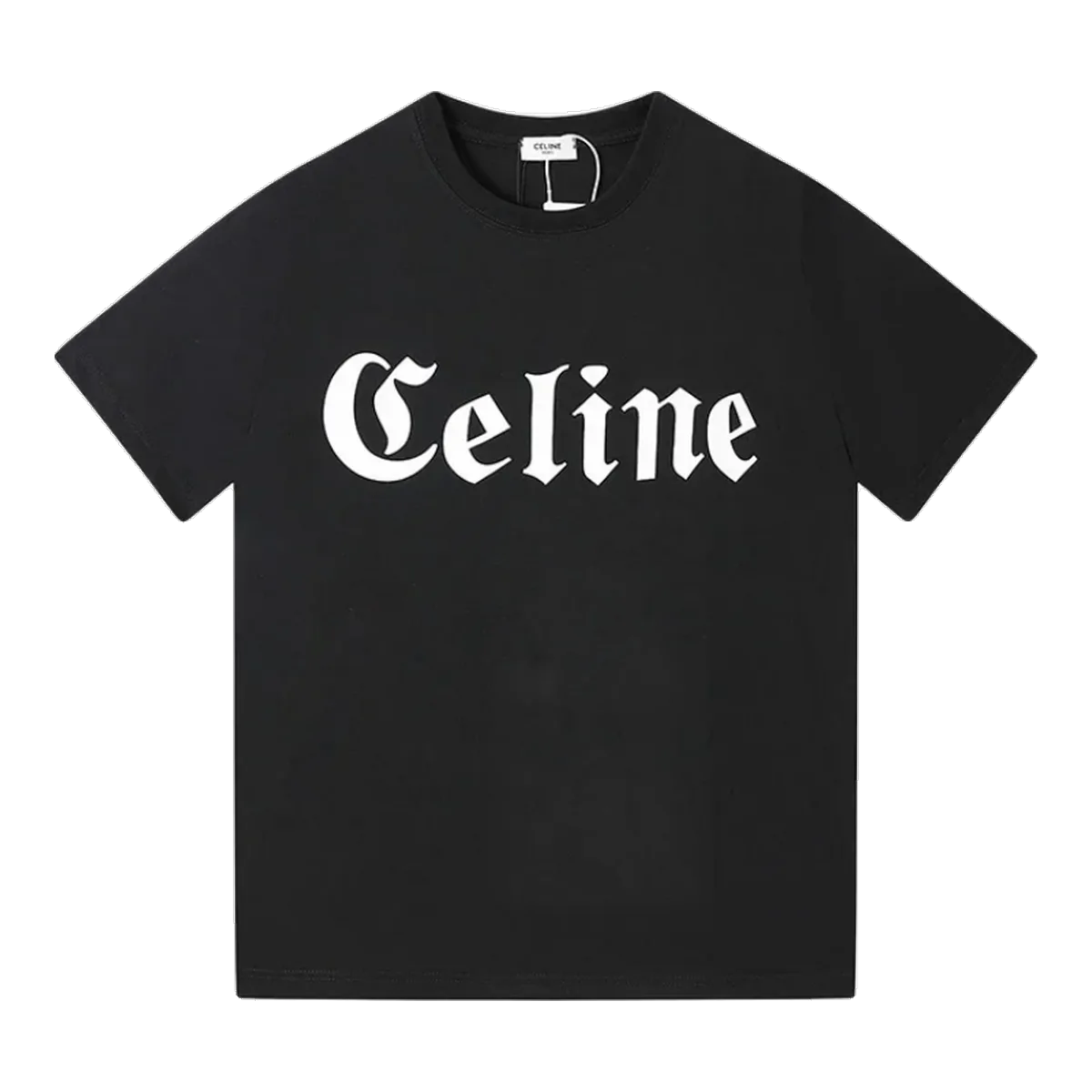 Celine Black Logo T-Shirt