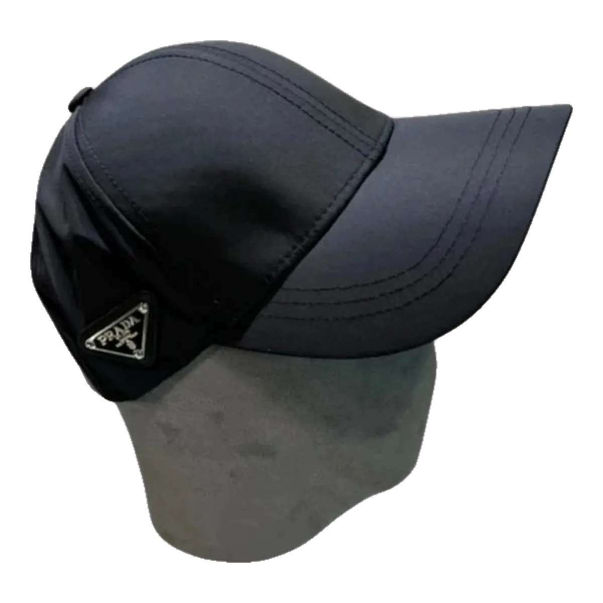 Prada Black Nylon Cap