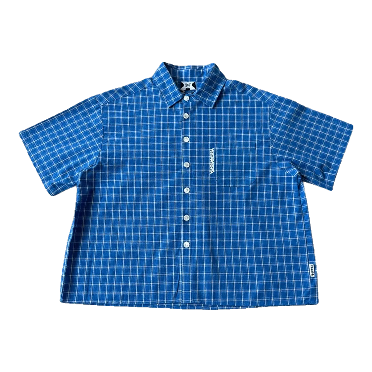 Mertra Plaid Shirt Blue