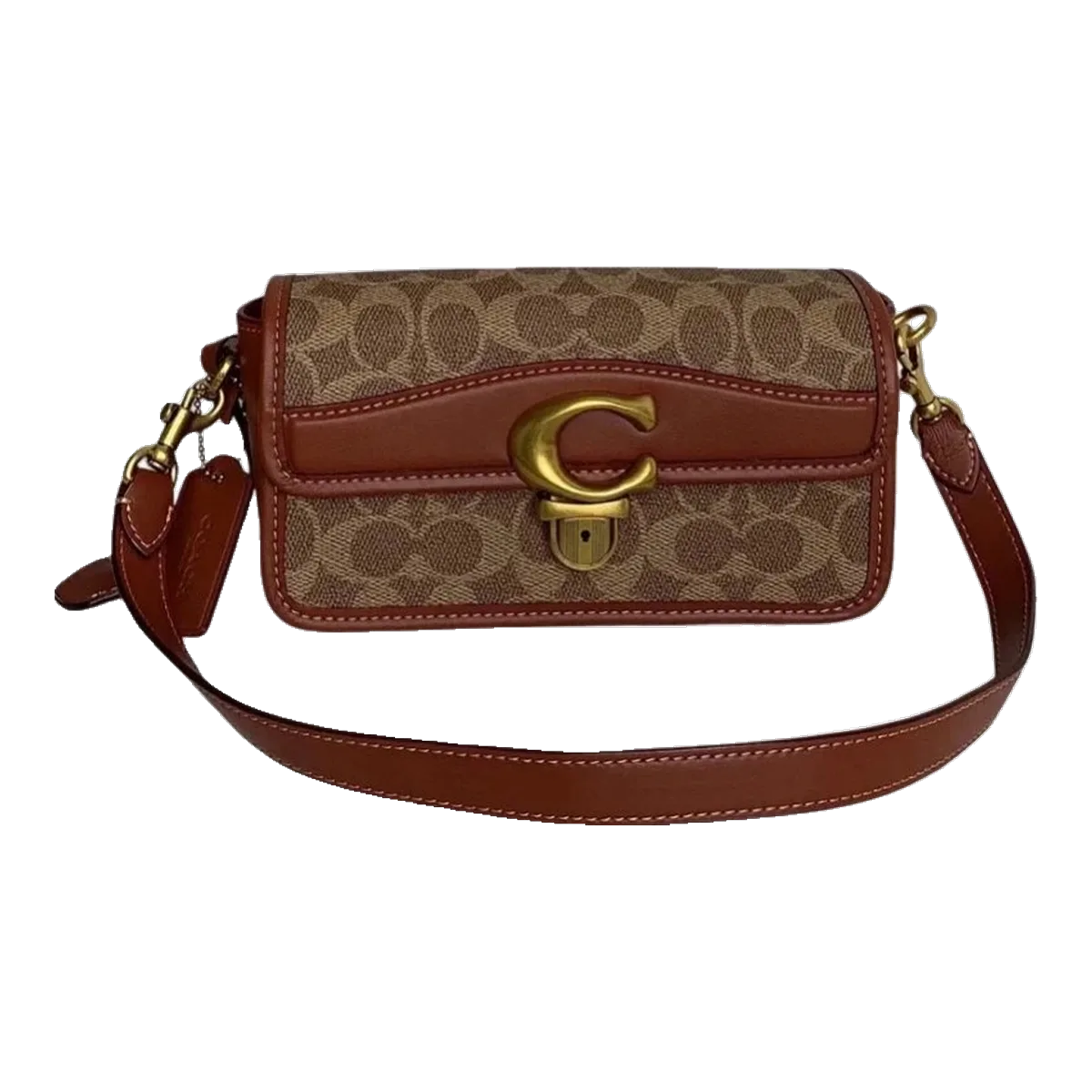 Coach Brown Signature Crossbody Bag