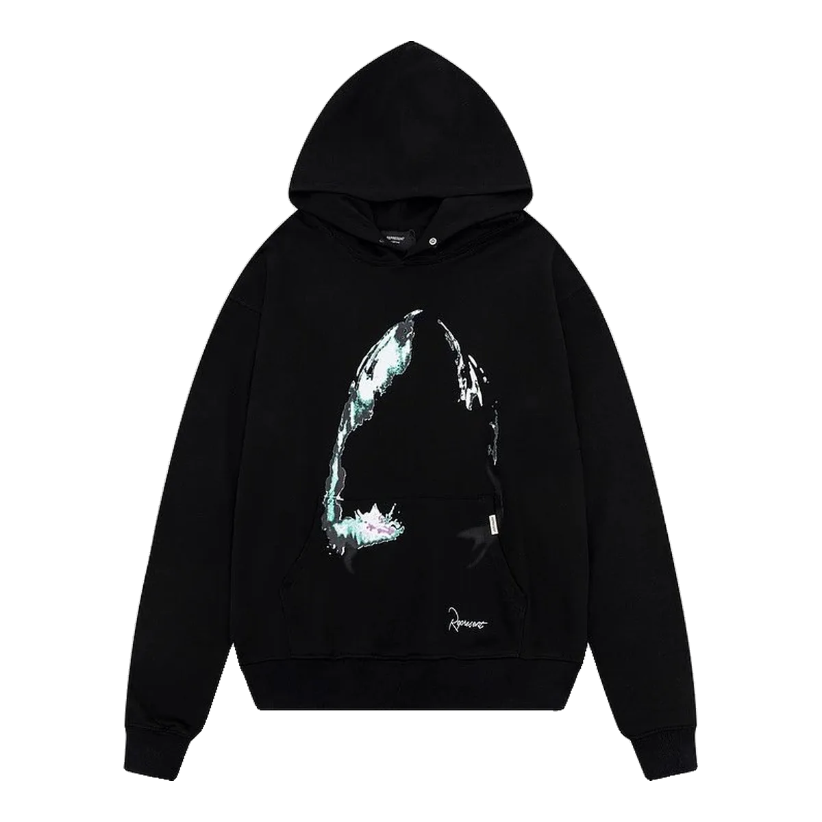Represent Black Logo Hoodie