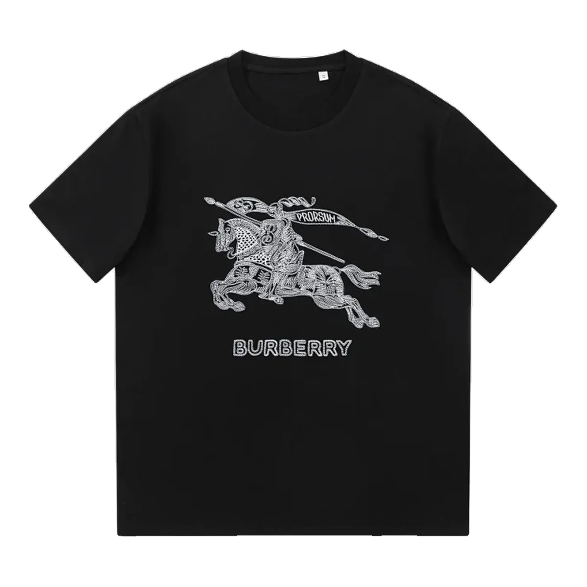 Burberry Knight Logo Black T-Shirt
