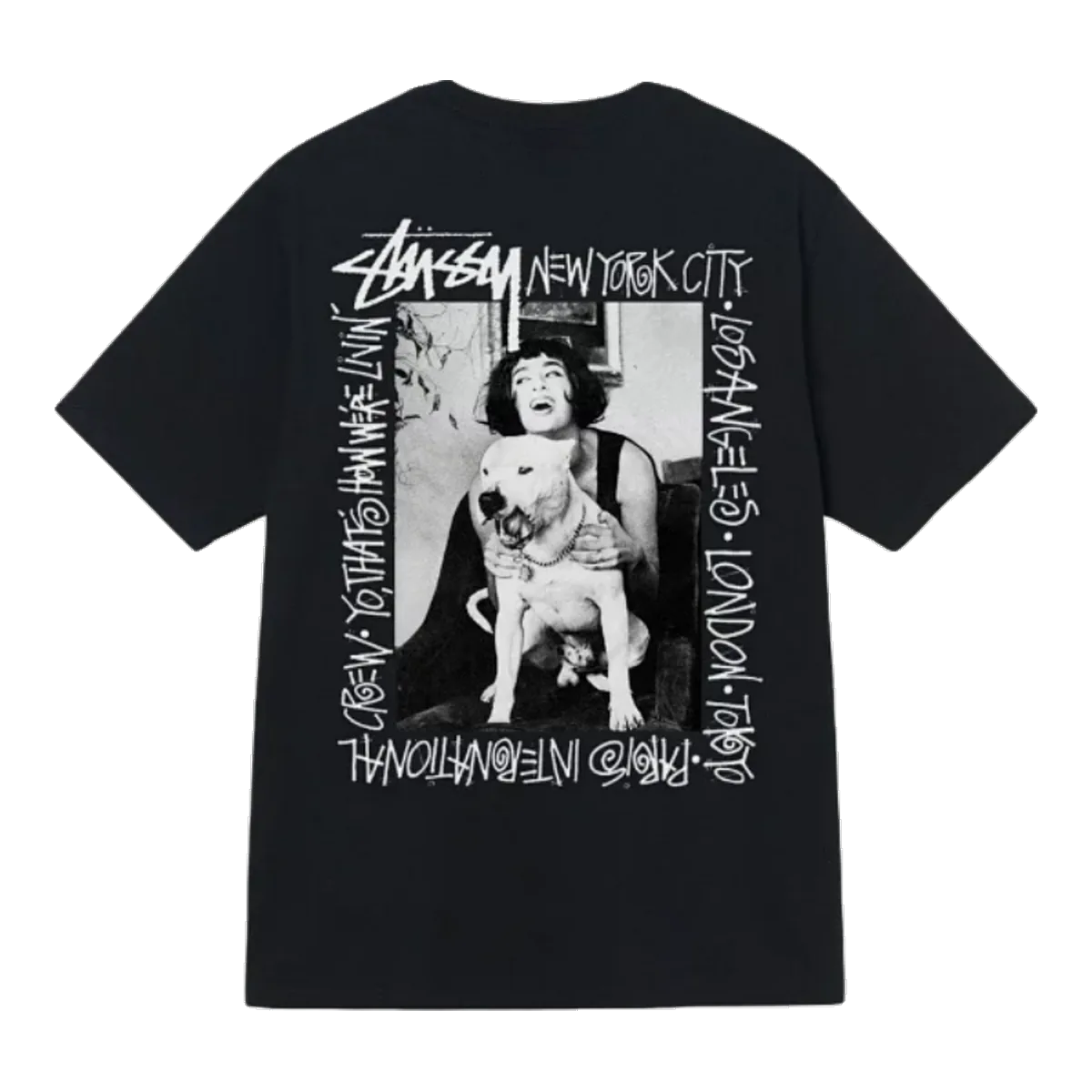 Stussy World Tour Grey T-Shirt