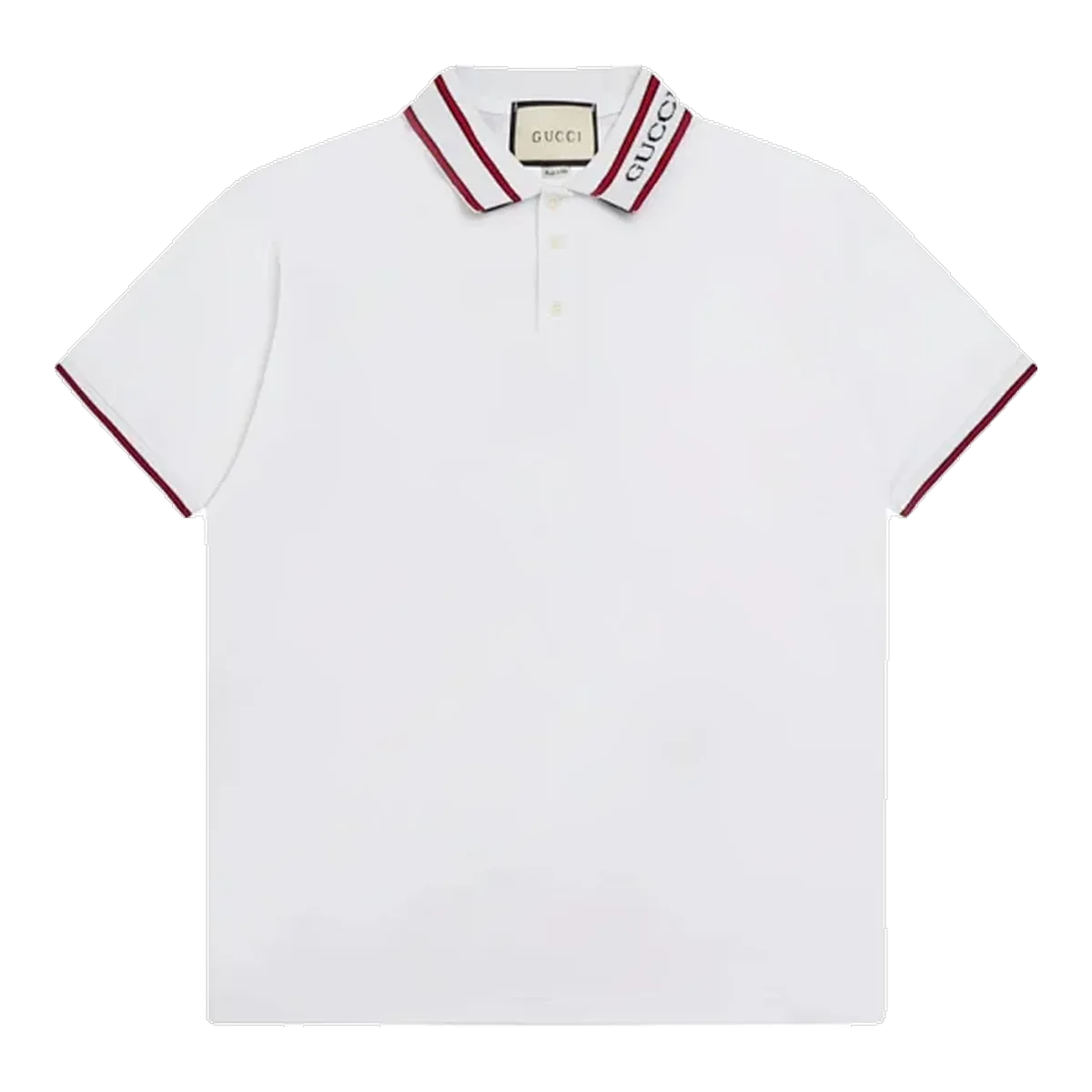 Gucci White Polo Shirt