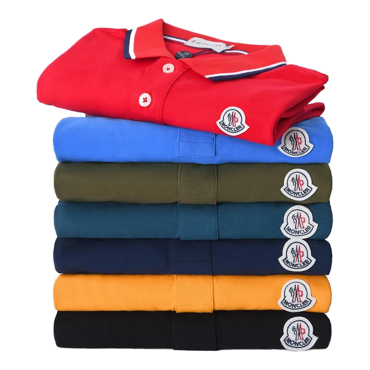 Moncler Polo Shirt Multicolor